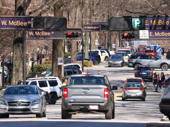 Main Street in downtown Greenville on Jan. 30, 2024.